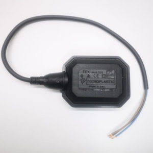 TECHNOPLASTIC FOX GUMI úszókapcsoló 0,5 m CSAK ÜRÍTÉS (barna-kék-sárgazöld) [ FOX009ü ]