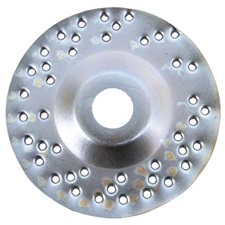 EXTOL CRAFT faforgácsoló korong; max 12200 ford/perc, sarokcsiszolóhoz, fém, 125×22,2mm, fa csiszolásához, szakaszos használat [ 10801 ]