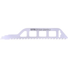 EXTOL PREMIUM szablyafűrészlap 1db, Bosch befogás, HM/TCT fogak, 305 mm, 2T fa, kőzet, anyagokhoz, durva vágás [ 8806300 ]