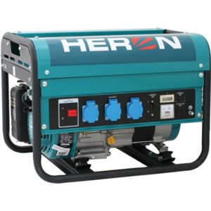HERON benzinmotoros áramfejlesztő, max 2300 VA, egyfázisú (EGM-25 AVR)