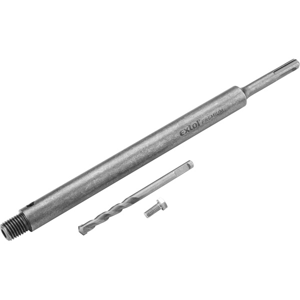 EXTOL PREMIUM hosszabbító szár központfúróval, 300mm hosszúság, SDS befogás, Extol Prémium tégla körkivágókhoz [ 8801950 ]