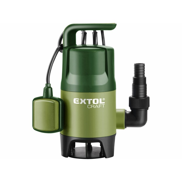 EXTOL CRAFT szennyvíz búvárszivattyú, 400W, úszókapcsolóval, Extol Craft, szállító teljesítmény: 7,5 m3/h, max. száll. 5 m [ 414122 ]