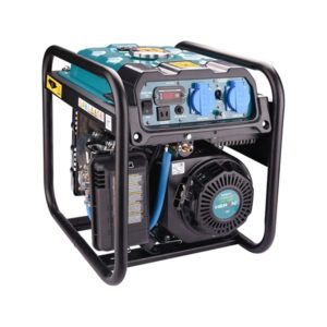 HERON benzin-gázmotoros áramfejlesztő, 3,7 kVA, 230V, 1 fázisú, inverteres [ 8896231 ]