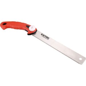 EXTOL PREMIUM Japán fűrész, teljes/penge hossz: 380/220mm, cserélhető hajlékony penge SK5 acélból, három élű fogak, sűrű fogazás T17 [ 8812258 ]
