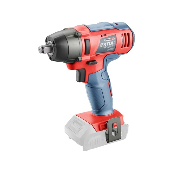 EXTOL PREMIUM  akkus ütvecsavarozó, Share20V, 1/2" négyszög, Li-ion; ford.: 2.400 1/min, 180 Nm, AKKU és TÖLTŐ NÉLKÜL [ 8891811 ]