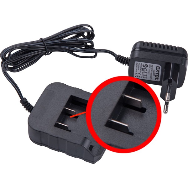 TARTOZEK akkutöltő ÚJABB TÍPUSÚ 12V 402400 és 402401 Li-ion akkuhoz, 3 SARU, töltési idő: 4,5 óra [ 402400D ]