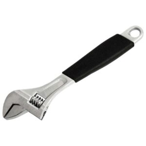 EXTOL CRAFT állítható villáskulcs 300×35mm, 12", mm-es beosztás, gumírozott nyél [ 6504 ]