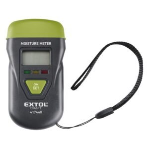EXTOL CRAFT anyagnedvesség mérő, fához és építőanyaghoz, 0-40 °C [ 417440 ]