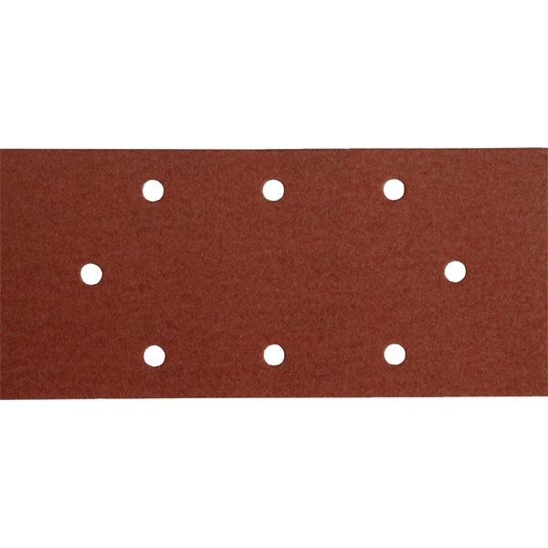 csiszolópapír, tépőzáras, 93×190 mm, 8  lyukas klt, P120, 10db/cs, 407112/407113/407115-höz [ 242120 ]