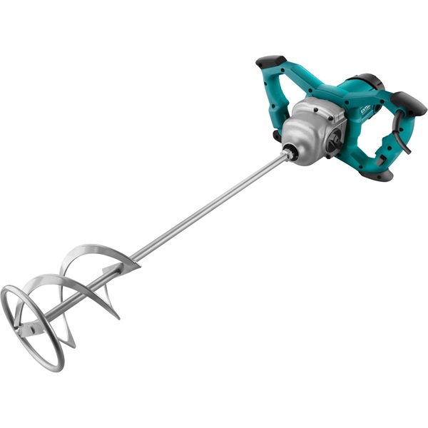 EXTOL INDUSTRIAL  elektromos festék- és habarcskeverő gép (mixer) 1800W, M14 menet, lágy indítás,  ford I=180-400/min, II=300-700/min [ 8790600 ]