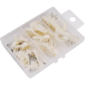 EXTOL CRAFT fali akasztó klt. képekhez, 16db, méretek:  8db×22mm, 5db×30mm, 3db×40mm [ 1451 ]