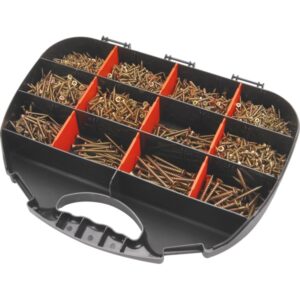 EXTOL CRAFT forgácslapcsavar klt., 2000 db; 12 méret 3,0×16 mm -- 5,0×60 mm között [ 1441 ]