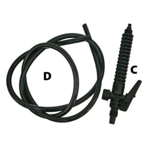 MB kiegészítők újabb típusú (fehér Extol Craft) 92602-höz és 92603-hoz; gumicső (szorítóanya/hollander nélkül) [ 92602D ]