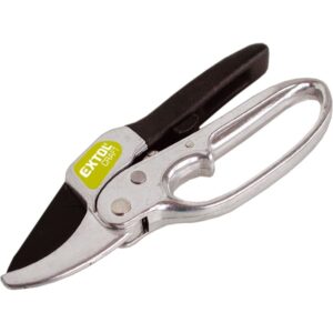 EXTOL CRAFT metszőolló racsnis 205mm, teflonos vágóél, aluminium test, gumírozott nyél [ 9268 ]