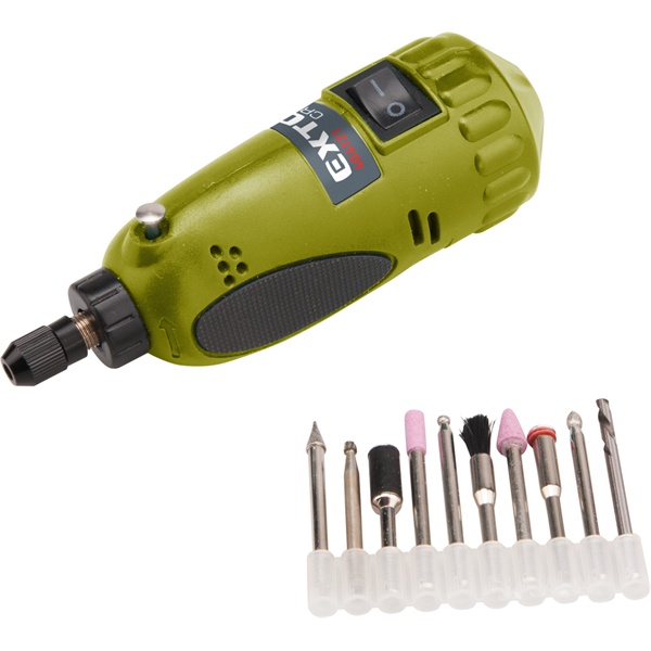 EXTOL mini köszörű és fúrógép, 15.000 ford/perc, befogás: 3,2mm, max. fejátmérő: 35mm [ 404121 ]