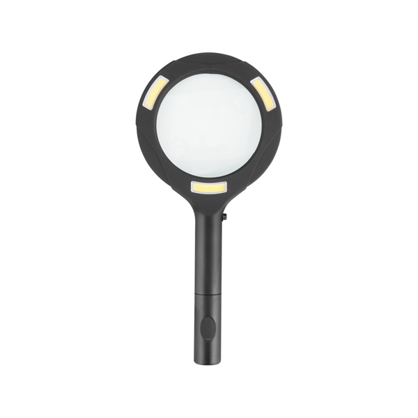 EXTOL LIGHT nagyító LED lámpa, 3×0,5 W COB, 80 Lm, 5× nagyítás; műanyag ház, elem nélkül, CE [ 43159 ]