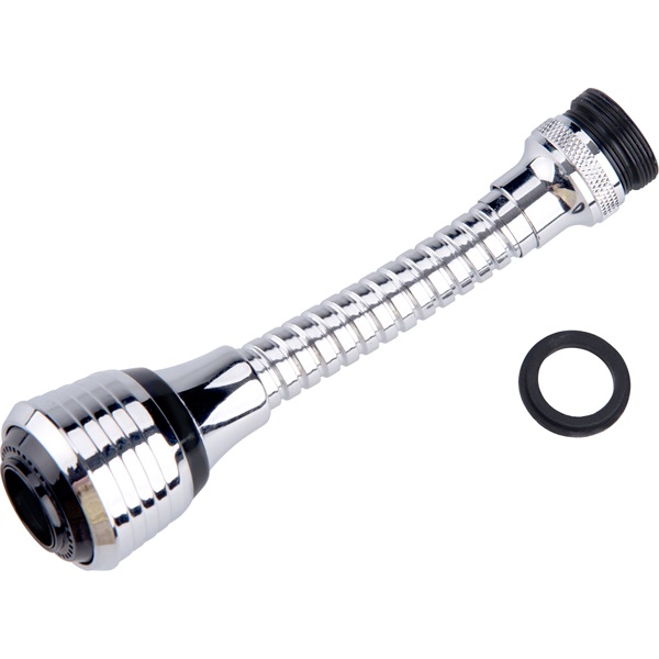 N1 perlátor (aerator csőrvégre), M22 belső-/M24 külső menetes, 7 cm flexibilis szár, BALETTO, SONATA, csaptelepekhez [ 81098 ]