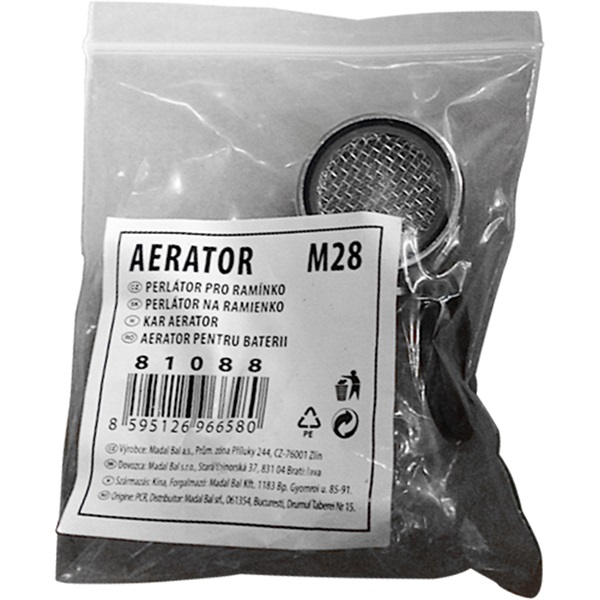 MB perlátor (aerator csőrvégre), M28, külső menetes, BALETTO, SONATA, OPERA csaptelepekhez [ 81088 ]