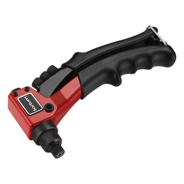 FORTUM popszegecshúzó fogó, egykezes, ALU, réz, acél, INOX szegecsekhez; 2,4-3,2-4,0-4,8mm, 200mm, CrVMo fej [ 4770600 ]