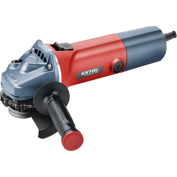 EXTOL PREMIUM sarokcsiszológép 125mm 850W, szabályozható fordulatszám, lágy indítás, terhelésnél konstans fordulatszám, papír doboz [ 8892014 ]