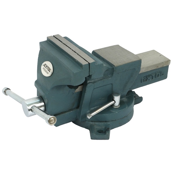 EXTOL PREMIUM satu forgatható;125 mm, 7,5 kg, max.befogás:125mm, max. összeszorító erő: 16kN, pofák keménysége: HRC 48-52 [ 8812623 ]