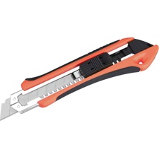 EXTOL PREMIUM tapétavágó kés, 18mm fémház, öntöltős gum. 3 pengével, tripla vágóéllel, csavaros rögzítővel, pótpenge: 9123A, 8855091 [ 8855023 ]