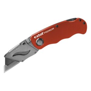 EXTOL PREMIUM tapétavágó kés, 5 db pengével [ 8855000 ]