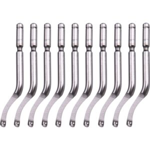 EXTOL PREMIUM tartalék sorjátlanító penge klt. 10 db,  HSS [ 8803682 ]