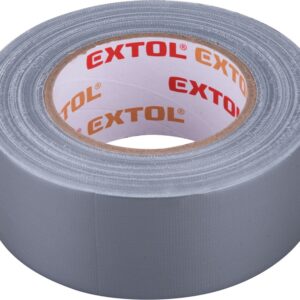 EXTOL PREMIUM ragasztószalag textiles, szürke, 50mm×50m (hobby szalag / duckt tape) [ 8856312 ]