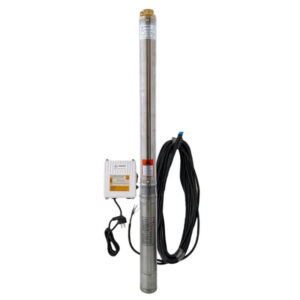 NERO 3RSm 2/8-0,18 (3″) csőbúvár szivattyú (230V) 20 méter kábellel + kapcsoló doboz [ NERO3RSm28018 ]