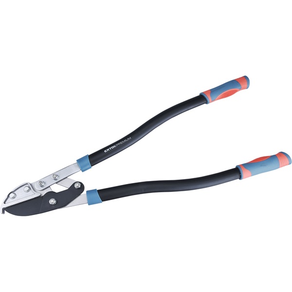 EXTOL PREMIUM ágvágó olló; 730mm, rávágó, áttételes, tapadásmentes él, max. 45mm vágás, gumírozott fogantyú [ 8873311 ]