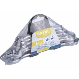 EXTOL CRAFT villáskulcs klt., W.S., műanyag tartóban; 6db, 6-17mm [ 6106B ]