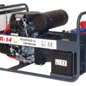 TRESZ TR-14 benzinmotoros áramfejlesztő (HONDA motor, 3 fázis 14 kVA / 1 fázis 4 kVA) [ HON-TR-14-AVR ]