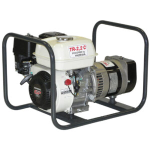 TRESZ TR-2,2 C benzinmotoros áramfejlesztő (HONDA motor, 1 fázis, 2,2 kVA / 2 kW) [ HON-TR-2,2C ]