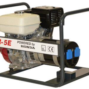 TRESZ TR-5E benzinmotoros áramfejlesztő (HONDA motor, 1 fázis, 5 kVA / 5 kW) [ HON-TR-5E ]